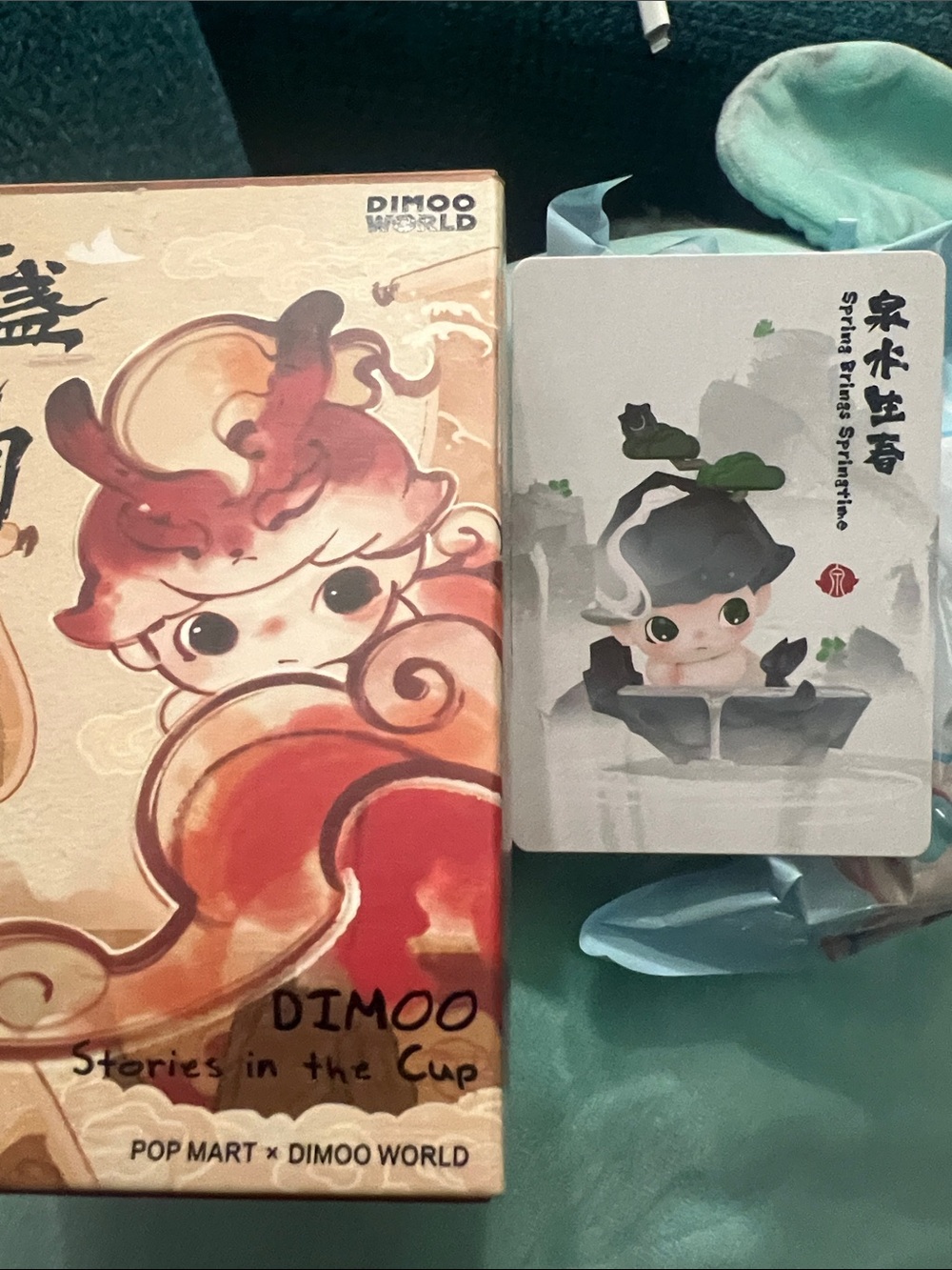 POP MART x DIMOO Stories in the Cup Figurine Box - spring brings springtime